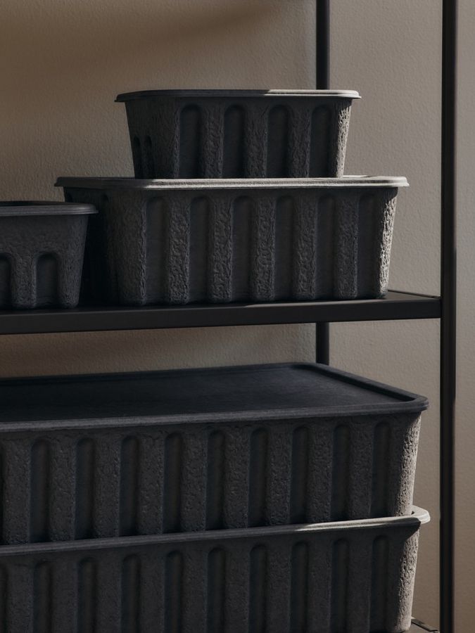 Ferm Living - Paper Pulp Box - Sett av 2 - Small