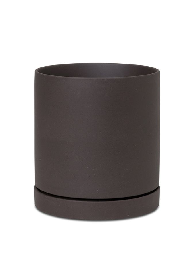 Ferm Living - Sekki Pot - Large - Charcoal